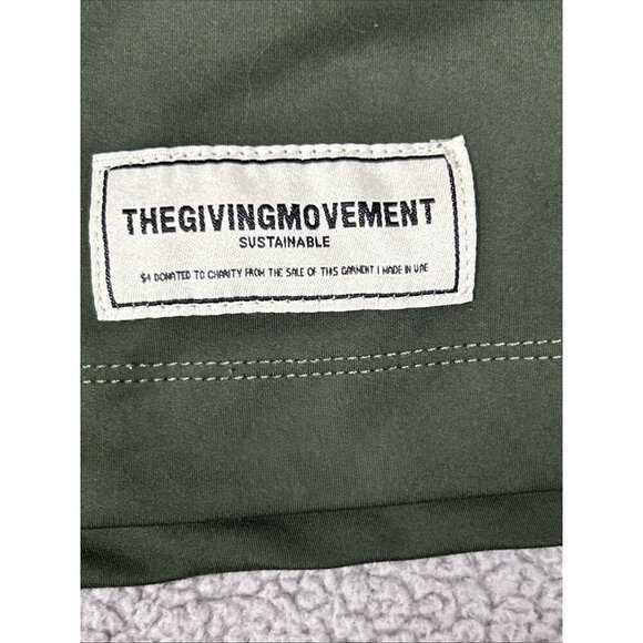 The Giving Movement Shirt Sustainable Unisex Large Cropped Back Print Oversized - Picture 5 of 12
